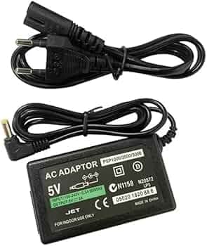Memashop.com Power Supply / Charger for Sony PSP Console - For Sony PSP 1000 2000 3000 Models Only. - Not For E1000 Series.