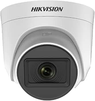 HIKVISION 5 MP Indoor Dome CCTV Camera with inbuilt Audio Mic DS-2CE76H0T-ITPFS BNC/DC, White Wired, 1080P Image Sensor