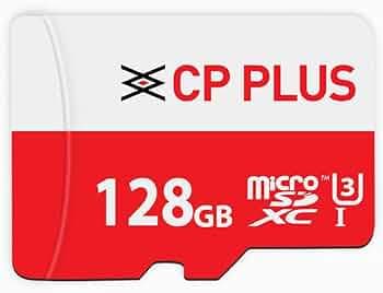 CP PLUS 128GB microSDXC Memory Card Grade UHS-3 Class 10, Up to 70 Mbps Reading & 30 Mbps Writing Speed with High Performance of Data Transfer & Lower Power Consumption for Portable Devices| CP-UM128C