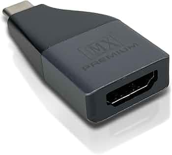 MX Premium USB-C to HDMI Adapter – 4K@30 Hz, Plug & Play Type-C to HDMI, Compact Aluminum Dongle for MacBook, Chromebook, Samsung, iPad