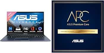 ASUS Vivobook 15,13th Gen,Intel Core i7-13620H(Intel UHD iGPU/16GB RAM/1TB SSD/FHD/15.6"/60Hz/Backlit Keyboard/42Whr/Windows 11/M365 Basic (1Year)*/Office Home 2024ASUS 2 Year Brand Warranty Extension