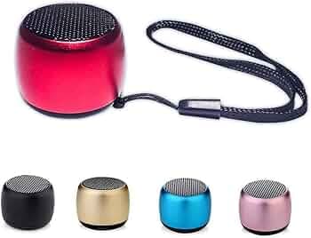 INVICTO mini Wireless Bluetooth splashproof Coin Speaker with mic (Random Color)
