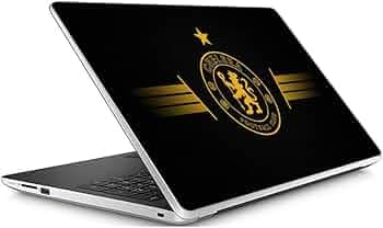 GADGETS WRAP Universal 15inch x 10inch Printed Vinyl Top Only Skin Sticker Decal for 15.6inch Screen Size Laptops - Stunning Chelsea Football Club Logo
