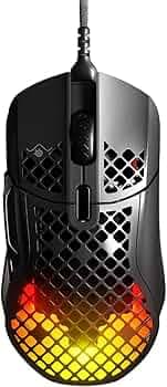 SteelSeries Aerox 5 Gaming Mouse – Ultra Lightweight 66g – 9 Programmable Buttons – IP54 Water Resistant – PC/MAC – FPS, MOBA, Battle Royale, MMO, RPG