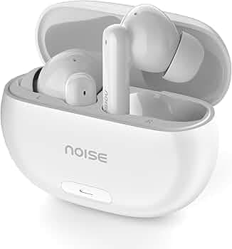 Noise Newly Launched Buds Nuvo in-Ear Truly Wireless Earbuds with 40H of Playtime, Quad mic ENC, Dual Device Pairing, 12mm Driver, BT v5.3 (Snow White)