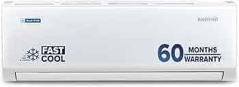 Blue Star 1.5 Ton 5 Star,Inverter Split AC (Copper, Convertible 5 in 1 Cooling, DigiQ Hepta Sensor, Dust Filter, Self Diagnosis, IE518PNU, White)