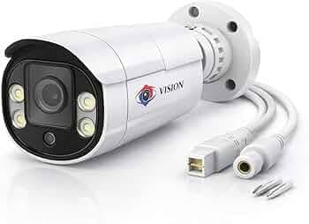 Blast Series IP 5 MP Bullet Network CCTV Camera with Dual Light | Day & Night Vision | Full Color/Audio Support | Waterproof Outdoor Security Camera