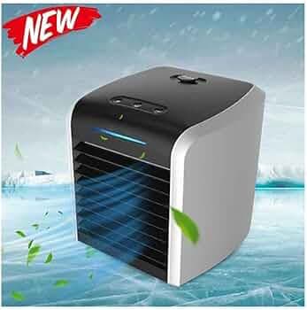 Air Conditioner Portable Air Conditioner, Effective Cooling & Low Noise USB Charge Air Conditioner Fan with 3 Speeds 7 Colors for Home, Office and Room
