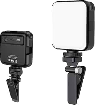 Portable RGB LED Video Light – 360° HSI, 3000K–6000K, 8 Brightness Levels, 9 FX Modes, USB-C Rechargeable Mini Light for Photography, Vlogging, YouTube & Video Shooting (FL02)