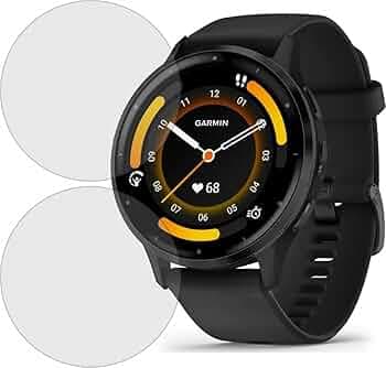 Screen Guard Compatible With Garmin Venu 3 45mm Smart Watch Screen Protector Full Coverage Hydrogel TPU not a Tempered Glass (Pack of 2)