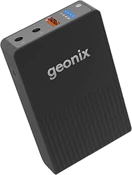 Geonix Trot R7 Mini UPS |Backup Upto 6 Hrs|2x2000 mAh Battery |Supports DC Port(12V/2A,9V/2A), USB (5V/2A) Output |Power Backup for Wi-Fi Routers, CCTV Camera, Cordless Phone, Modem (Black)
