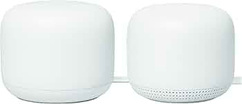 Google Nest Wifi - AC2200 (2nd Gen) Added Access Point Mesh Wi-Fi System and Router (2-Pack, Snow)