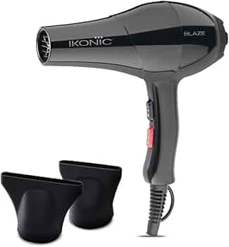 IKONIC 1800 Watts Blaze Black Hair Dryer