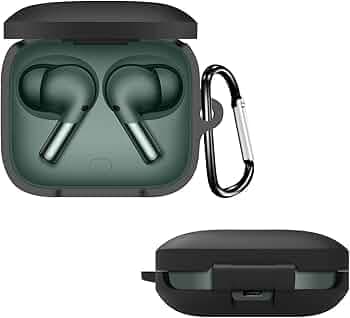 Case Cover Compatible with OnePlus Buds Pro 2 (Earbuds Not Included) (Black)