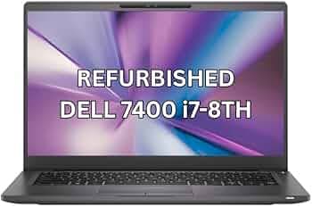 Model 7400 14" FHD Laptop | i7-8665U Gen Processor | 8GB Ram | 256GB SSD | Win 10 Business Notebook (Pre-Owned & Tested)