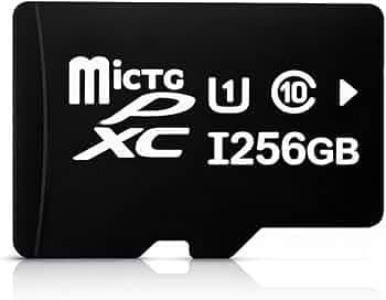 256GB High-Capacity TF Memory Card | Micro Memory Card for Smartphone, Tablet, Action Camera, Dash Cam & CCTV | Storage Expansion