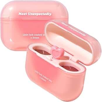 Korean 2in1 Cute Earbud Lip Gloss Lipstick | Nude Matte Color Lipsticks Non-Sticky Lip Gloss | Long Lasting & Waterproof Lip Mud | Double Shade Non-Sticky Tint for Womens & Girls