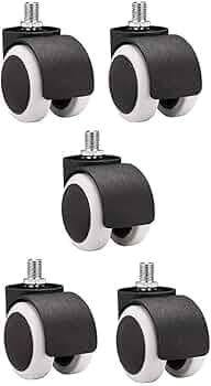 Office revolving chair study computer gaming chair wheels caster accessories parts, wheels Set of 5