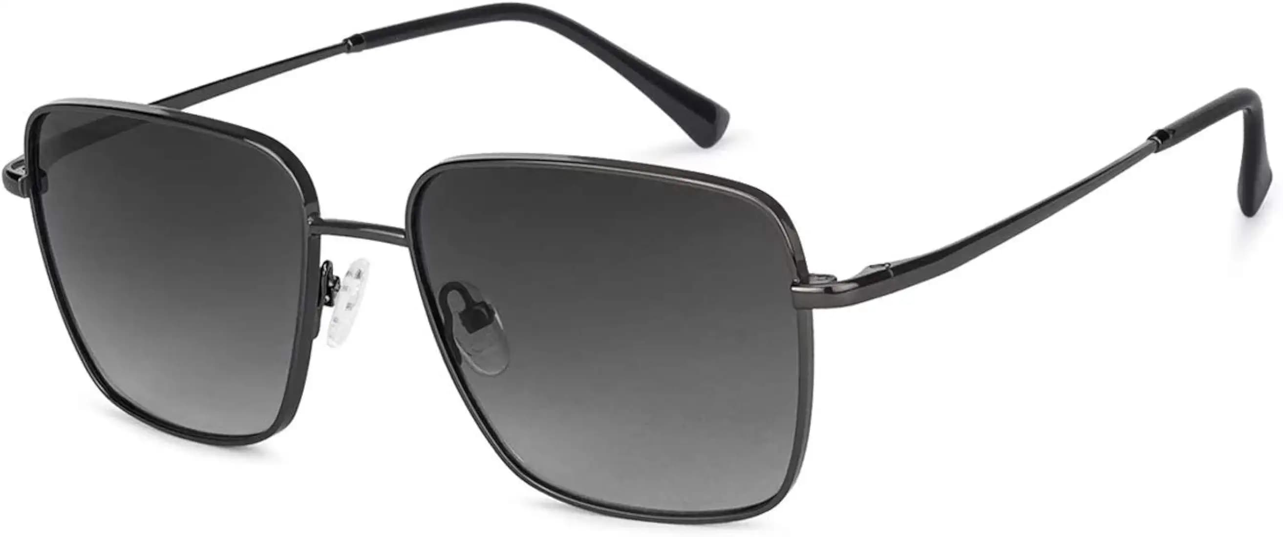 John Jacobs | UV Protection Sunglasses For Men & Women | Gradient Full Rim Square Medium JJ S12961