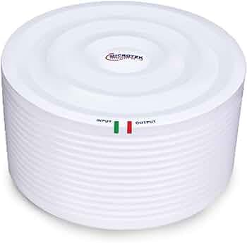 MICROTEK Smart EMR 2013 Automatic Voltage Stabilizer Series for Refrigerator Working Power 130V - 295±5V, Auto Start | Wall Mounted Design with 3 Year Warranty | White