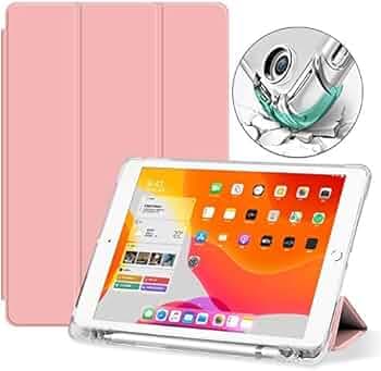 MOCA [Pencil Holder] Smart Case for 10.2 inch iPad 9th 8th 7th Generation 10.2" iPads 2021 2020 2019 Launch A2603 A2604 A2605 A2270 A2428 A2429 A2430 A2197 A2198 A2200 Flip Cover