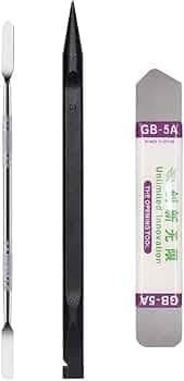 SCHOFIC Professional Mobile Phone Repair Tool Set, 3-Piece Opening Pry Kit with Metal Spudger and GB-5A Tool