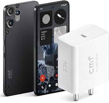 Original CMF 33W C-Type PPS Rapidly Charging Adapter for Nothing Phone 4A/4A Pro/3/3a/3a Pro/3a Lite/2/2a/2a Plus/1/CMF Phone 1/2/2 Pro/Pixel 10/9/Tablet/Chromebook-33 Watt USB C Fast Charger-White