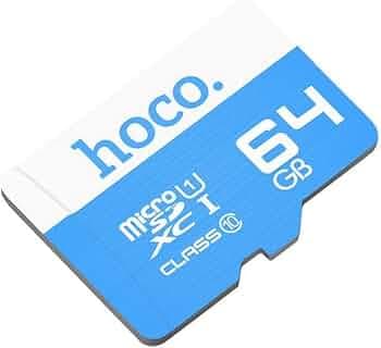 HOCO 64GB Memory Card SDXC mx310 Class 10, UHS-I, U1 V30 A1 Full HD Video Memory Card, Upto 95MB/s Read, 5 Y Warranty