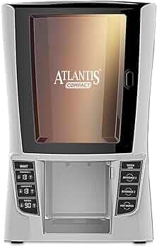 ATLANTIS Compact Coffee Machine with 2 Lane Hot Beverage Dispensing Option – Space Saving, Cost Effective Solution | For Shops, Offices, Hotels, Restaurants and Clinics