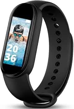 Drumstone 10 𝒀𝒆𝒂𝒓𝒔 𝑾𝒂𝒓𝒓𝒂𝒏𝒕𝒚 Smart Fitness Band for Men & Women | Bluetooth Waterproof Activity Tracker with Heart Rate & Blood Pressure Monitor, Step & Calorie Counter, Sleep Monitor