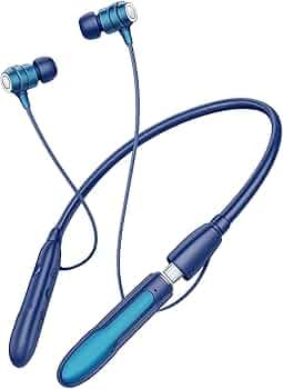 Original Neckband for Nirvana Bluetooth ANC up to 30dB, 700H Continuous Playtime, Dual Pairing Capability, AI ENx Clear Calling, Type-C Fast Charging, Strong Bass – Navy Blue