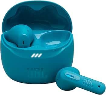 JBL New Launch Tune Flex 2 TWS, ANC Earbuds,48Hr Playtime,Dual Connect,6 Mics,Spatial Sound, Personi-Fi 3.0, Ambient Aware, Relax Mode,Customized EQ with Headphones App (Turquoise)