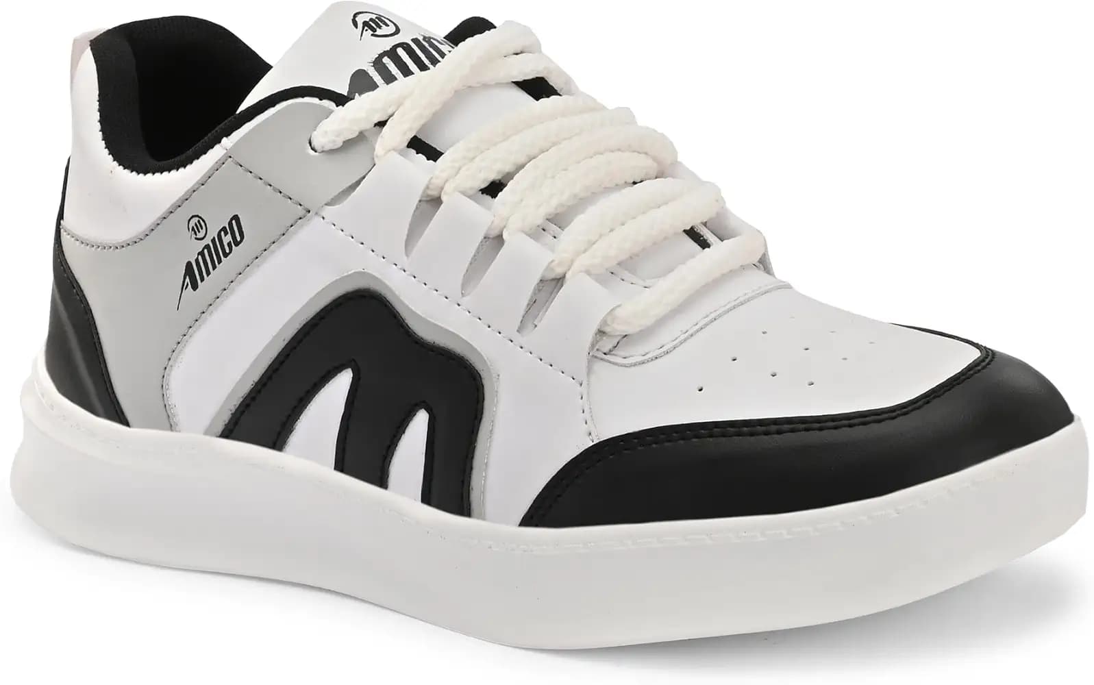 Amico Men's MEXICO-11 Casual Sneaker Shoes with Synthetic Upper Lightweight Comfortable Mid Top Sneaker Shoes for Men's & Boy's