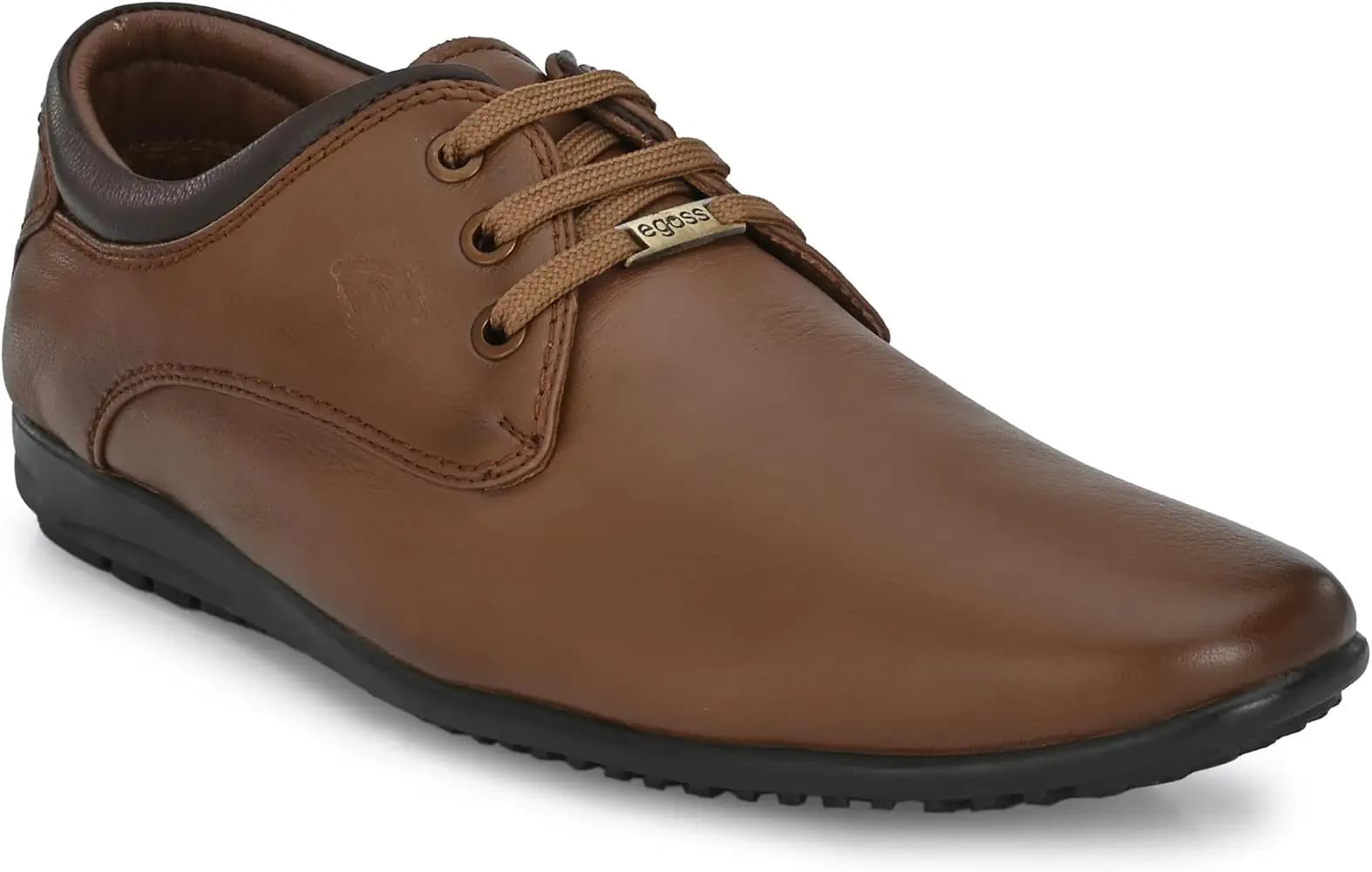 egoss Lace-Up Casual Shoes for Men | Genuine Leather | Premium Comfort | Stylish Footwear for Office, Party & Wedding Occasions