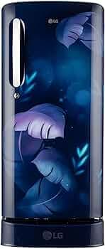 LG 185 L, 5 Star, Smart Inverter, Direct Cool Single Door Refrigerator (GLD1956ZABI, Blue Ilan, Fit Max Chiller Tray, Base stand with Drawer & Runs on Home Inverter)