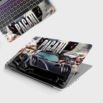 PACANI Laptop Skin Top+Wrist Pad Vinyl Laptop Skin for 14 Inches Laptops Compatible for Hp-Dell-Sony-Lenovo-Asus etc. (14x10 Inches) Floral P-50