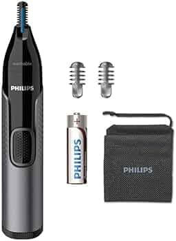 PHILIPS Unisex Nt3650/16 Series 3000 Waterproof Nose And Ear Trimmer, Ac/Dc