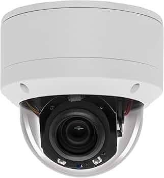IP Security 4K 8MP H.265 POE PTZ Dome Camera, 5X Optical Zoom, 2.7-13.5mm Lens, Indoor/Outdoor Network IP Camera, Pan 355° Tilt 90°, IP66 Waterproof, 98ft Night Vision, Motion Detection