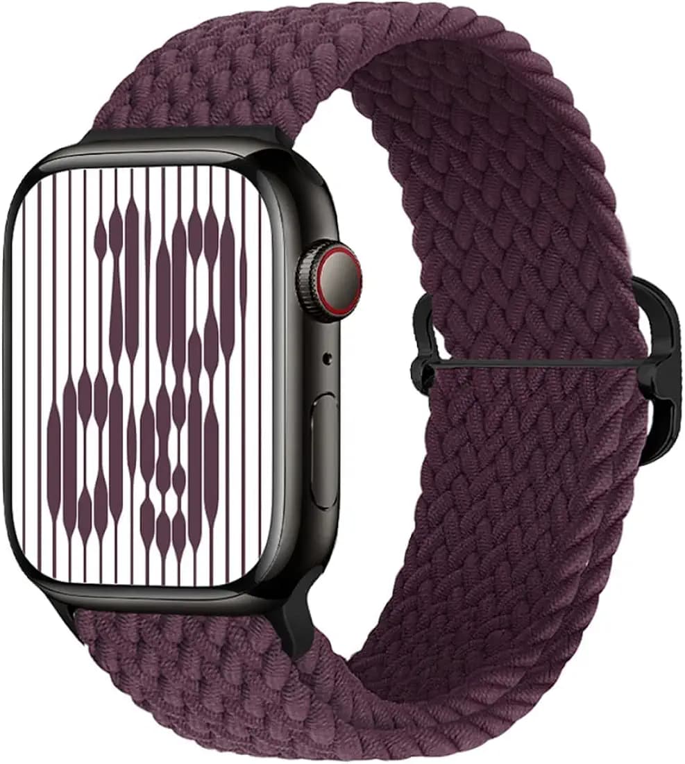 VEMIGON Compatible with Apple Watch Strap 38mm 40mm 41mm 42mm 44mm 45mm 46mm 49mm, Solo Loop Nylon Braided Sport Band for iWatch Series 11 10 9 8 7 6 5 4 SE3 SE2 SE Ultra 3 2 1 (Watch is Not Included)