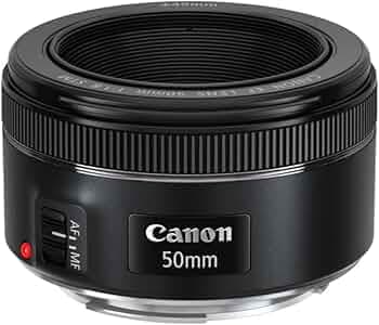 Canon EF 50MM F/1.8 STM Lens for Canon DSLR Cameras