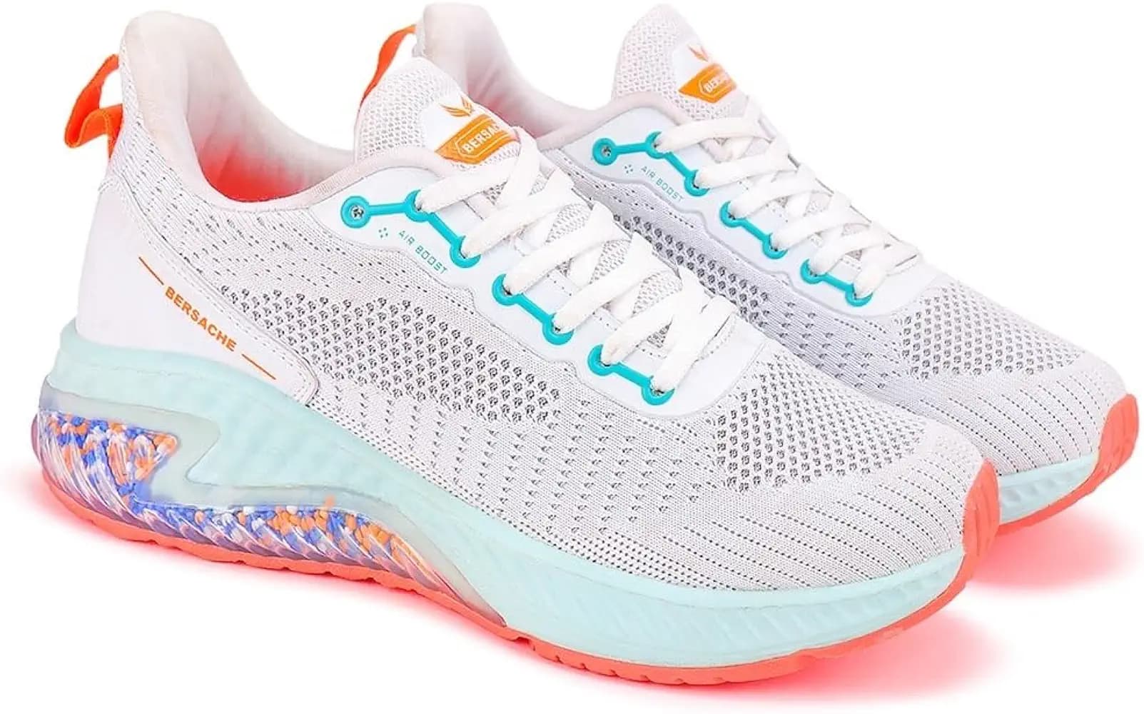 BERSACHE Premium Sports,Gym, Trending, Stylish Running Shoes for Men (White)