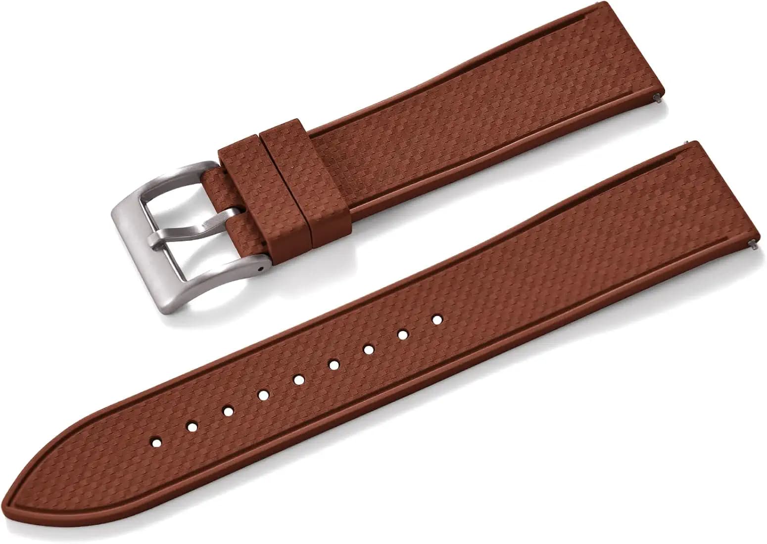 WAMD Matrix FKM Rubber Watch Strap with Quick-Release Spring Bars