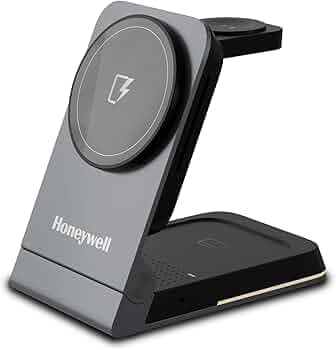 Honeywell Zest Wireless Flex 3-in-1 Platinum Series Foldable 23W Magnetic Wireless Fast Charger with Type-C Input, QC 3.0, Ultra-Fast Charging for iPhone 12 and Above, Apple Watches & AirPods