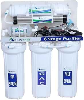 6 Stage Gravity Water Purifier | No RO Needed | Perfect for Municipal, Corporation, or River Water | Activated Carbon, UV & UF | No TDS Reduction