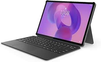 Lenovo Original Ideatab Pro Keyboard| Detachable 3-Point Pogo-Pin Connectors| Wireless Keyboard with Touchpad (Ultra Thin,Productivity Enabling Hot Keys,16 Intuitive Function Keys,ZG38C06035),Black