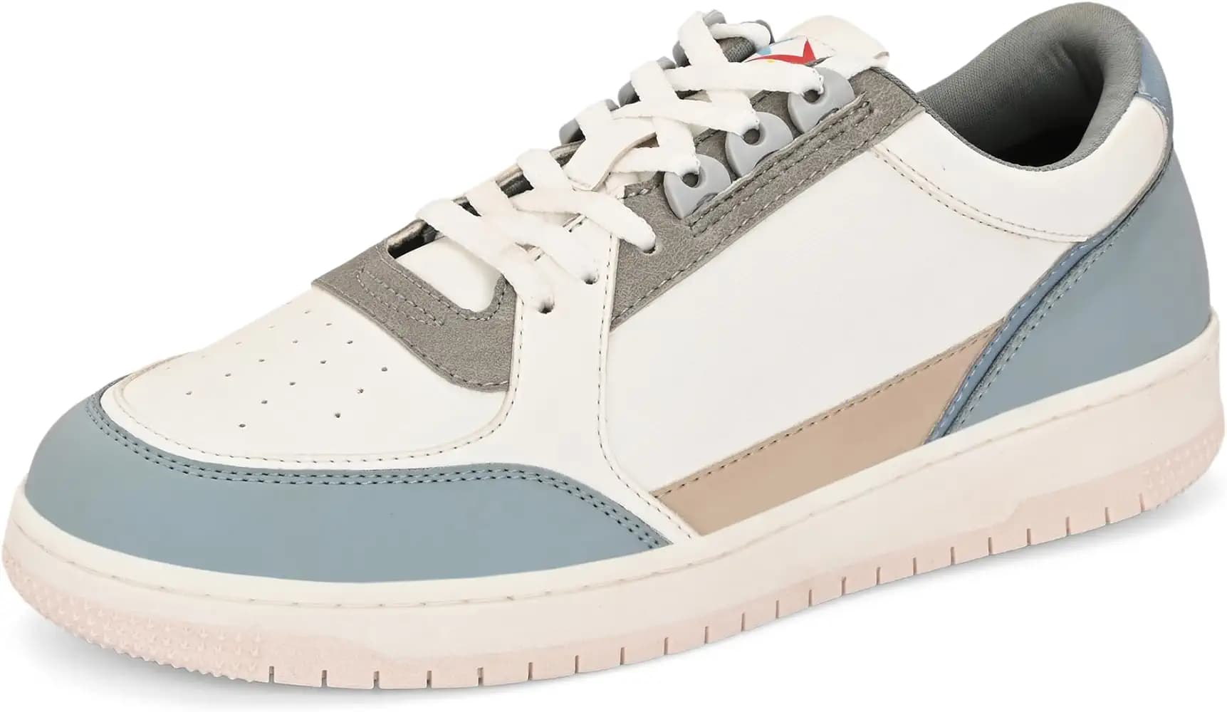 Cruiser Mens Sneaker | Casual Shoes | Cushioned Insole | Lace-Up Design | Arch Support & Ventilated Comfort | Perfect Pair with Casual Outfit (Augustus)