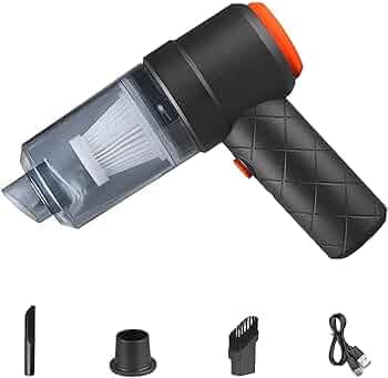 ARURA (LALBE) Cordless Handheld Vacuum Cleaner 65000rpm, Mini Handheld Car Vacuum Cleaner, USB Rechargeable, Small Handheld Vacuum Cleaner for Home, Office Car Cleaning (Multi Color)