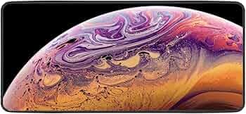 Large Extended Long 700 x 300 mm Mouse Pad for Keyboard & Mouse | Water Resistant Anti Slip Surface Ideal for Office Home and Gaming Setup (Jupiter Planet -12)