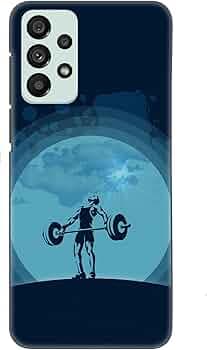 CreativeSoul ''Gym Men'' Printed Hard Back Case for Samsung Galaxy A73-5G, Designer Cases & Covers for Your Smartphones
