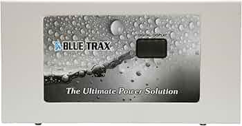BLUETRAX 0.5 KVA 500W Voltage Stabilizer | 130V-300V | Automatic Digital | for Washing Machine & Refrigerator up to 165L | Grey | 10 Years Warranty